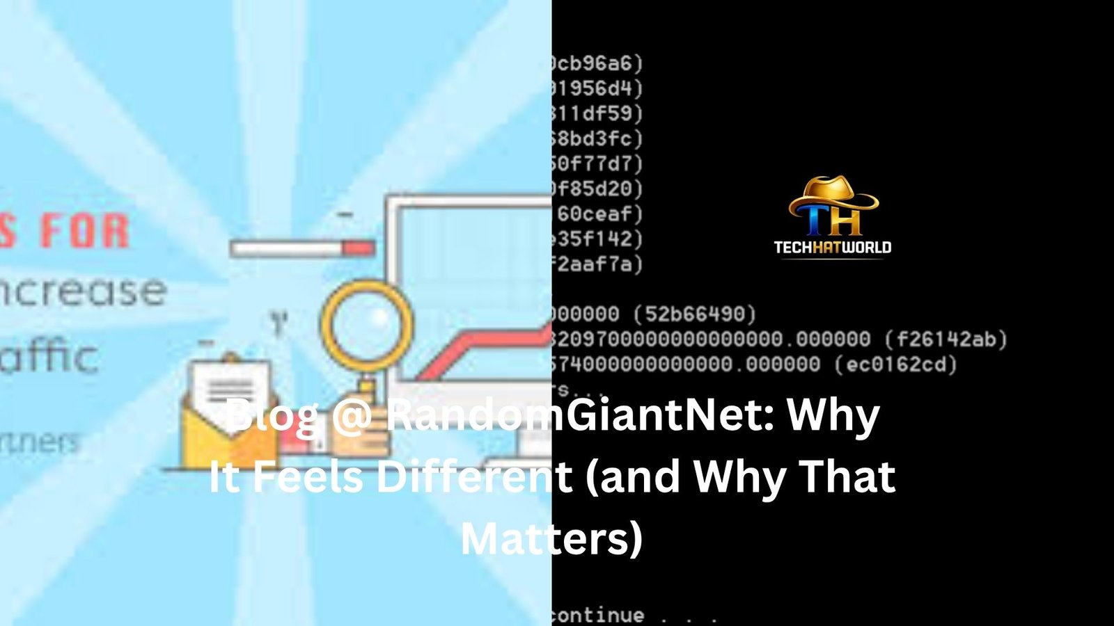 Blog @ RandomGiantNet: Why It Feels Different (and Why That Matters)